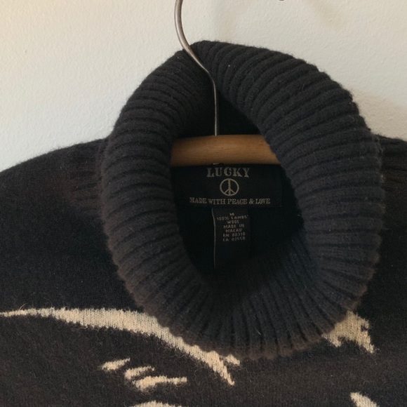 vintage lucky wool turtleneck - Picture 4 of 4